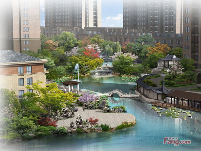 榮盛·長(zhǎng)沙岳麓峰景中央展示區(qū)園林景觀工程